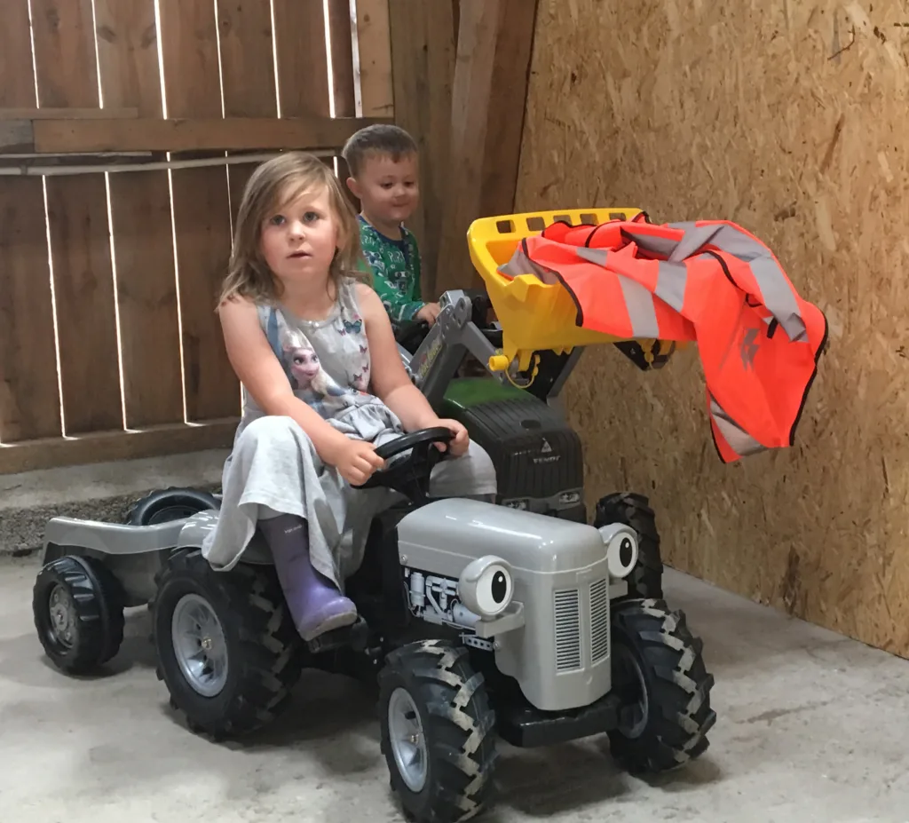 I traktorparken for de minste finner vi gråtass.