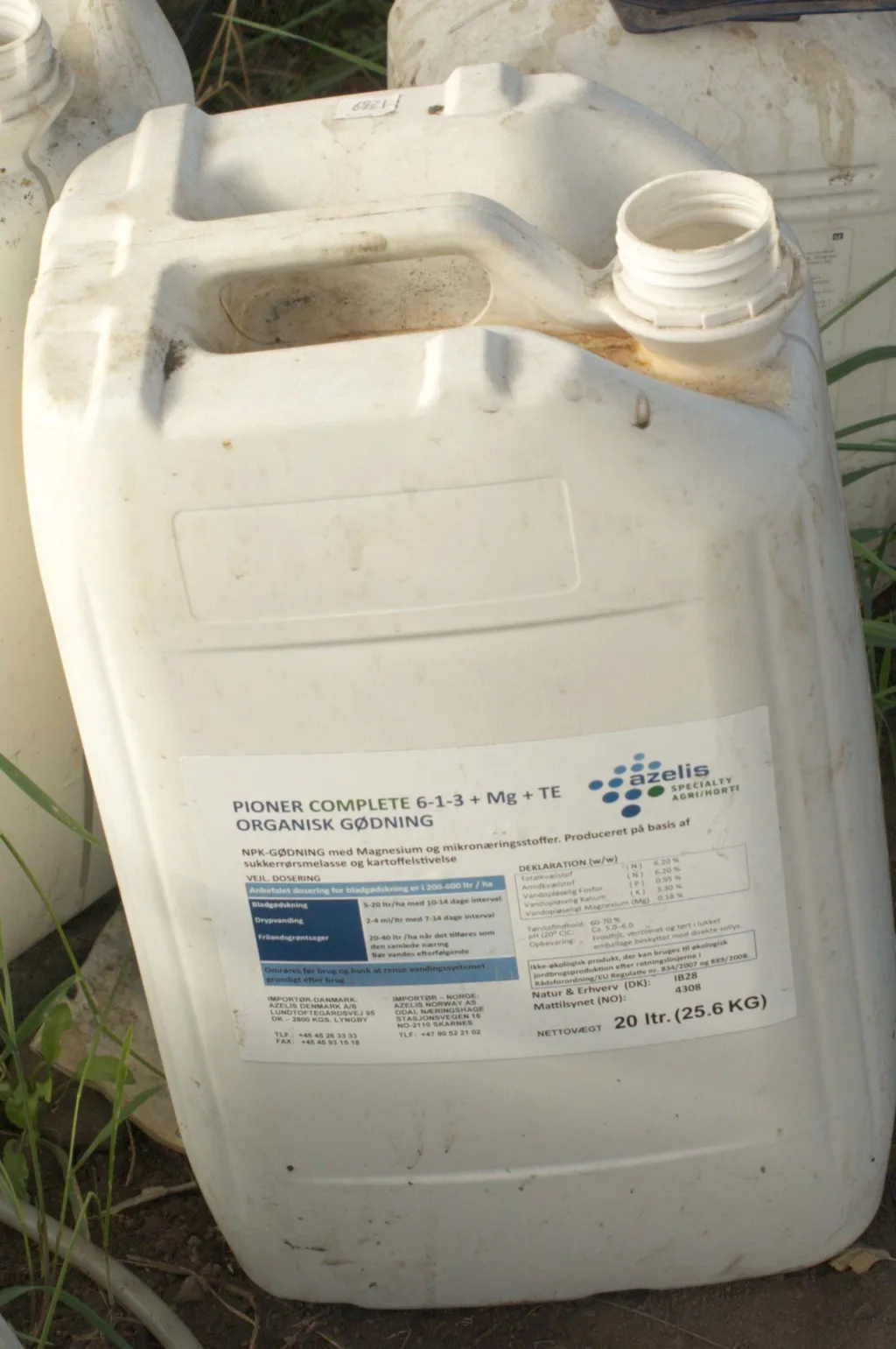 Det er vanlig å bruke flytende gjødsel i form av restprodukter fra andre vegetabilske produksjoner. Vinasse er vanlig innen økologisk produksjon. Foto: Susanne Friis Pedersen