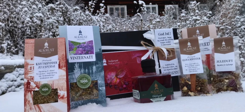 Et knippe av varetilbudet før jul. Foto: O. Aukrust