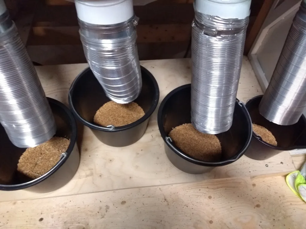 Seleksjon av såfrø på kjernevekt med luftstrøm