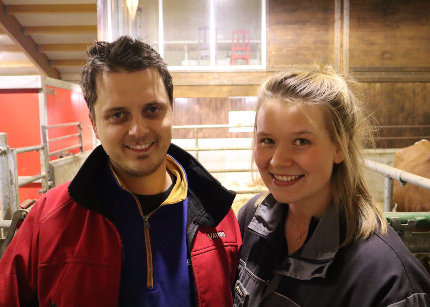 Med melkeroboten på setra