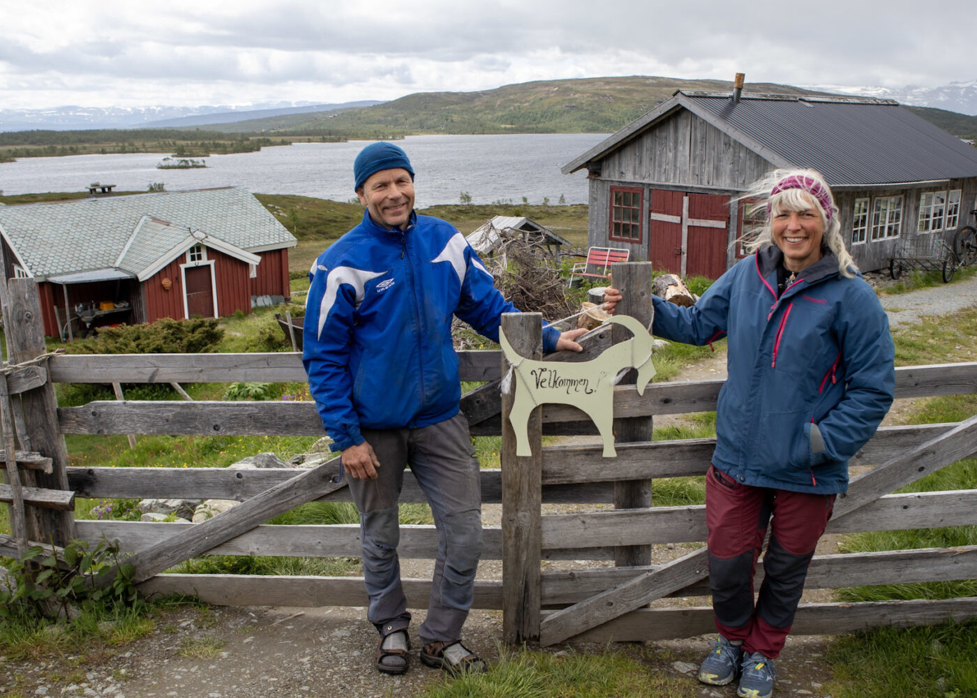 Skimakern, Budeia og de økologiske geitene deres