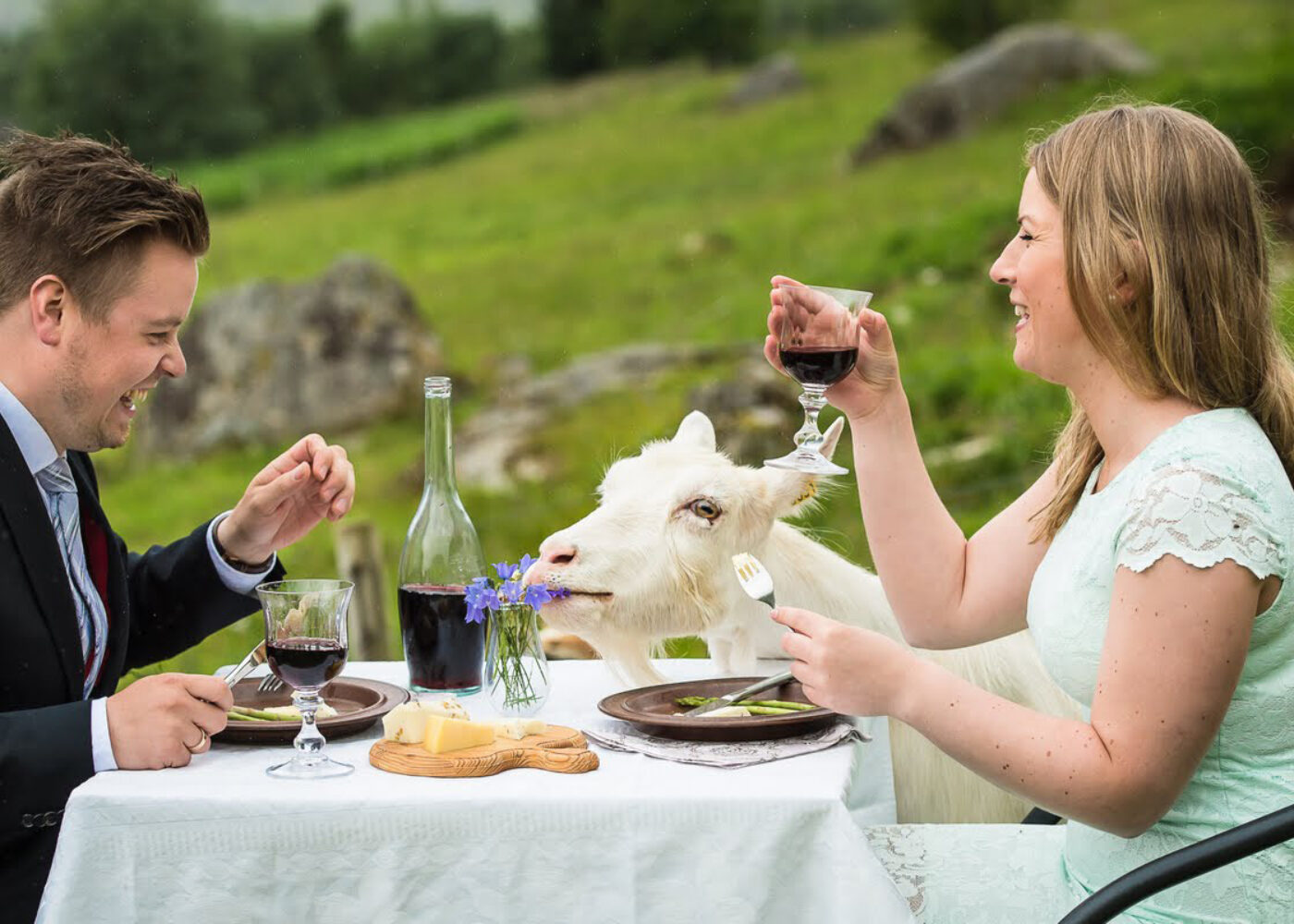 Kjøtt kan være en del av et ressursvennlig kosthold i et land hvor det er lettere å dyrke gras enn korn