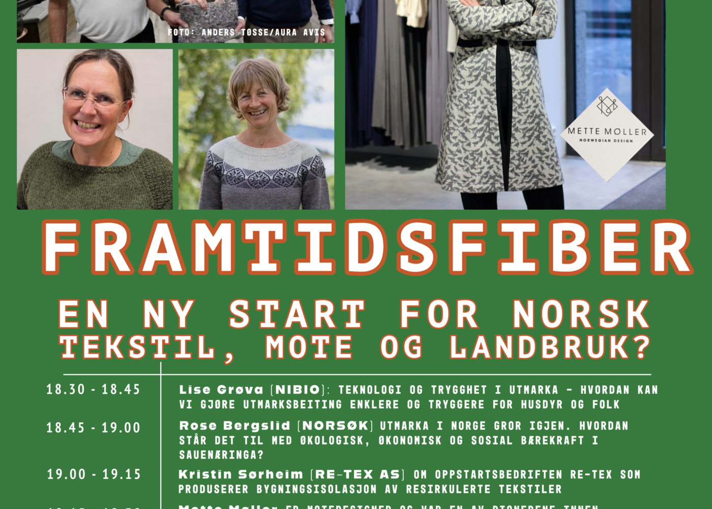 FRAMTIDSFIBER: En ny start for norsk tekstil, mote og landbruk? FRAMTIDSFIBER: En ny start for norsk tekstil, mote og landbruk?