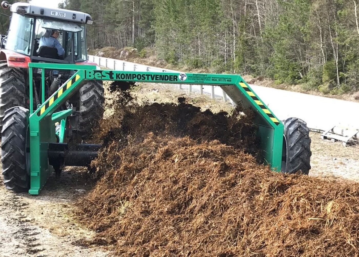 Sammenlikning av komposteringsmetoder for fast husdyrgjødsel