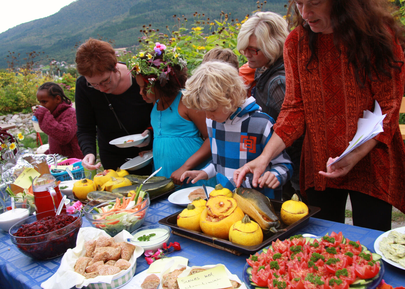 Skolehagens festbord