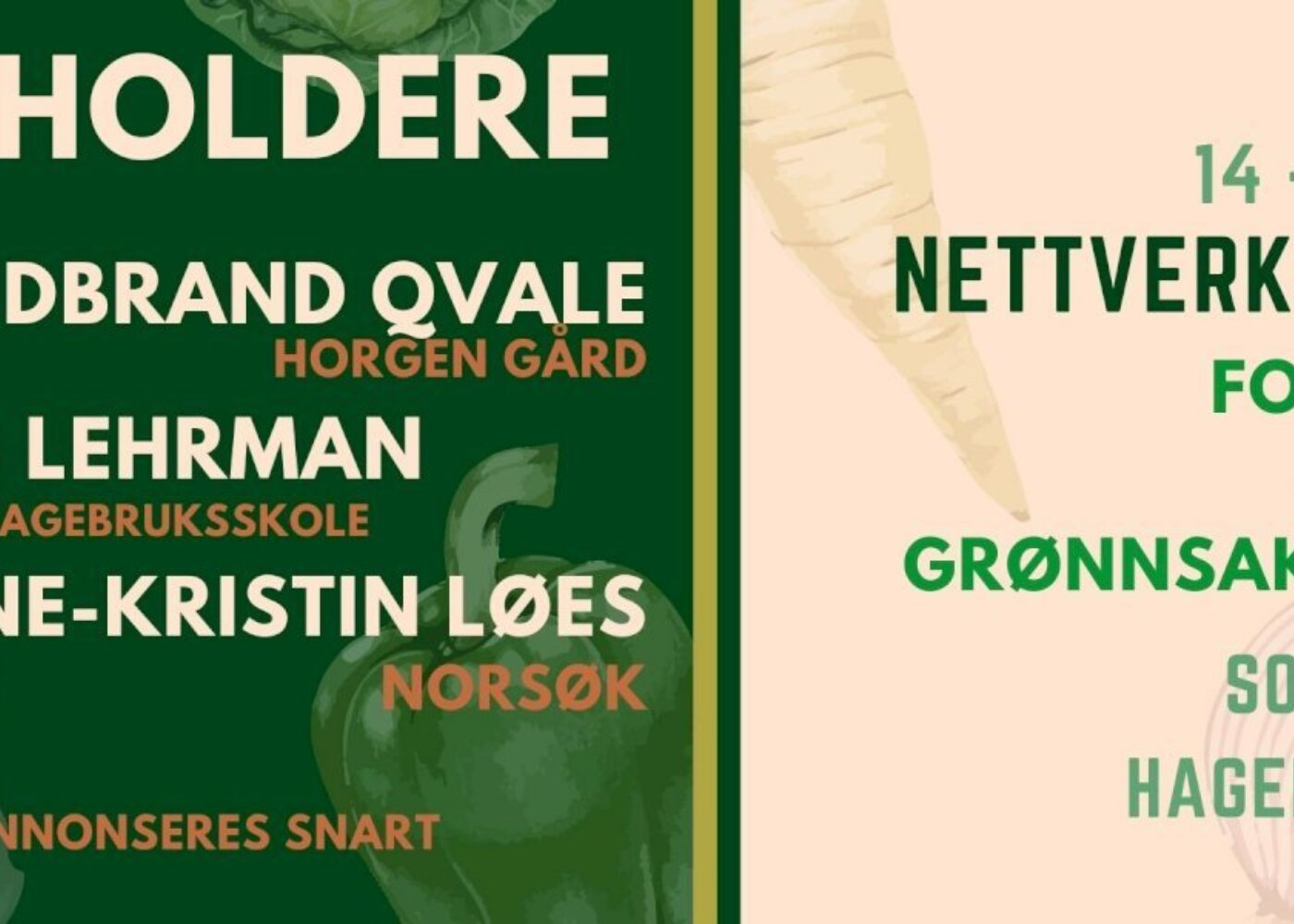 Nasjonal nettverkssamling for andelslandbruk, og andre småskala grønnsaksprodusenter