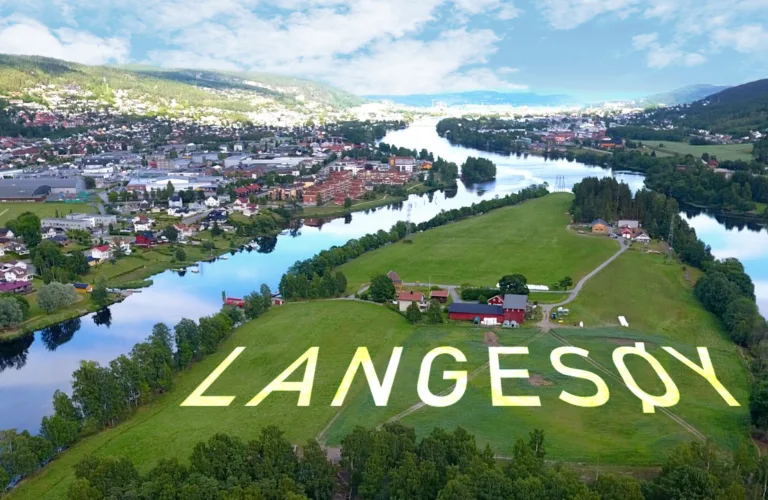 Økologisk midt i Drammenselva