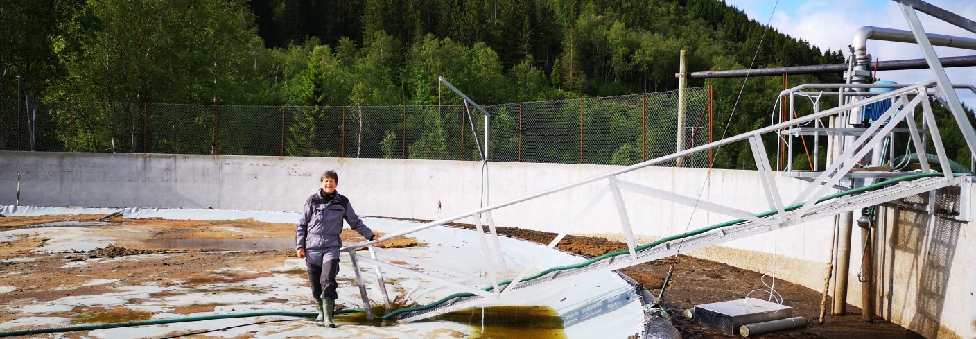 KLIMAGASSUTSLIPP TEMPERATURAVHENGIG: Utslipp av klimagasser fra norske gjødsellager er temperaturavhengig.