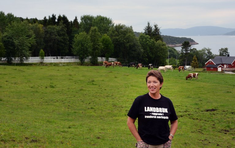 For å få gode grovfôrdyr må en starte ved fødselen. Godt kalvestell og god dyrevelferd er avgjørende, sier Inger Lise Ingdal. Foto: Solveig Gopplen, TINE